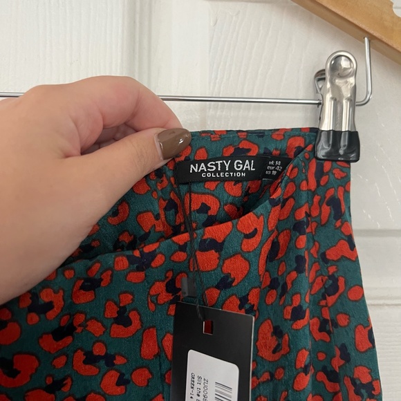 Nasty Gal Animal Print Midi Slip Skirt - Picture 4 of 5